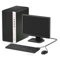 HP ProDesk 480 G4 Core i3-7th Gen 4GB 1TB HDD 22" Complete Mini & Micro Tower PC