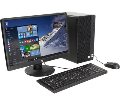 Hp 290 G4  micro tower desktop, Intel core i3, 4gb ram, 1tb hard disk, dvdrw, keyboard and mouse plus 18.5” monitor BRAND-NEW Complete Desktop CPU