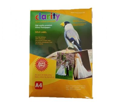 Clarity, 50pcs waterproof a4 glossy paper Stationary & Office Equipment